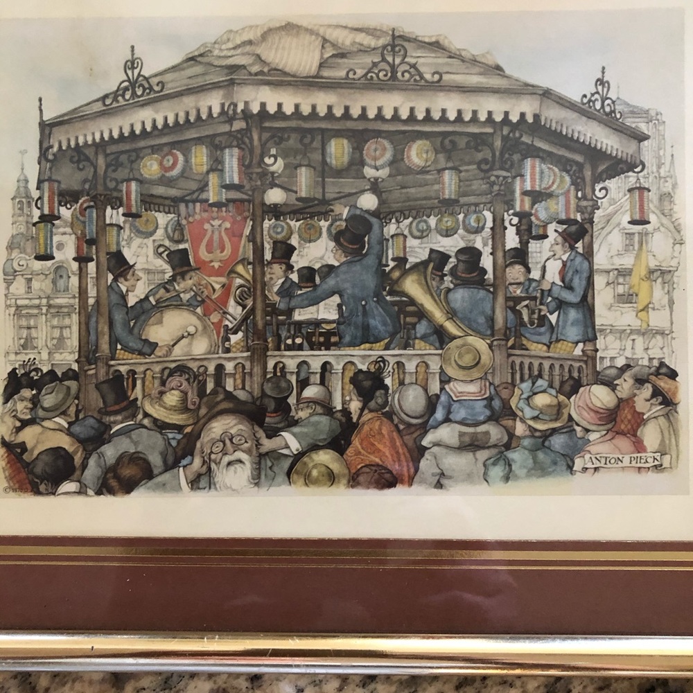 Vintage Anton Pieck Print- 1970’s